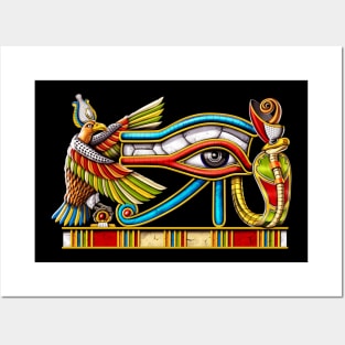 Egyptian Eye Of Horus Posters and Art